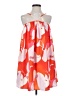 Shein 100% Polyester Print Orange Cocktail Dress Size 4 - photo 1