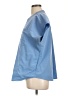 Fabletics Blue Short Sleeve Blouse Size L - photo 5