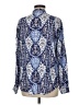 Unbranded Paisley Blue Long Sleeve Blouse Size M - photo 2
