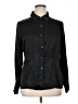 Bebe 100% Polyester Black Long Sleeve Blouse Size XL - photo 1