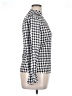 Unbranded 100% Polyester Houndstooth White Long Sleeve Blouse Size S - photo 4