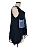 Fate Blue Sleeveless Blouse Size M - photo 4