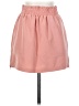 Unbranded Solid Pink Casual Skirt Size 24 waist (estimated) - photo 1
