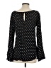 Express Outlet 100% Rayon Black Long Sleeve Blouse Size S - photo 2