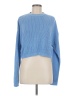Only Solid Blue Pullover Sweater Size M - photo 1