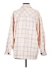 HFX Plaid Pink 3/4 Sleeve Button-Down Shirt Size S - photo 2