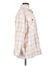 HFX Plaid Pink 3/4 Sleeve Button-Down Shirt Size S - photo 4
