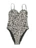 Assorted Brands Animal Print Gray One Piece Swimsuit Size S - photo 1