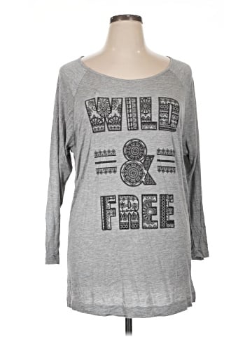 Freebird 3/4 Sleeve T-Shirt (view 1)