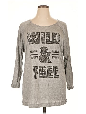Freebird 3/4 Sleeve T-Shirt (view 1)