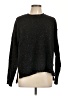 DKNY Jeans Metallic Black Pullover Sweater Size L - photo 1