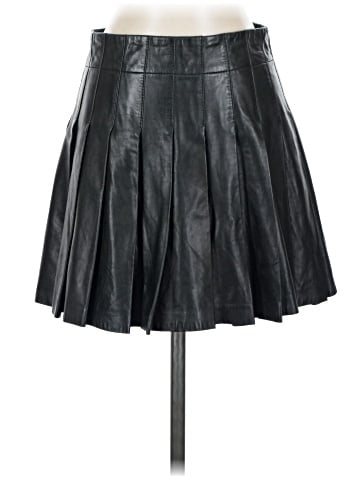 Alice + Olivia Faux Leather Skirt (view 1)