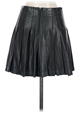 Alice + Olivia Faux Leather Skirt (view 2)