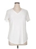 Ofeefan White Short Sleeve Blouse Size XL - photo 1