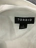 Torrid Ivory Long Sleeve Button-Down Shirt Size 1X Plus (1) - photo 7