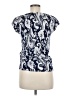 Talbots Blue Short Sleeve Blouse Size M - photo 2