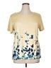 Unbranded Gold Short Sleeve Top Size 1X - photo 1