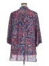 Boutique + 100% Polyester Paisley Blue 3/4 Sleeve Blouse Size 0X - photo 2