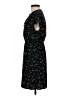 H&M 100% Polyester Floral Black Casual Dress Size 2 - photo 5