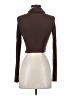 MSBASIC 100% Modal Brown Turtleneck Sweater Size S - photo 2