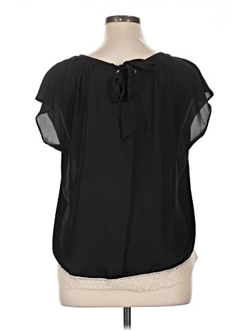 LC Lauren Conrad Short Sleeve Blouse (view 2)