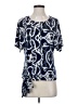 SJS Blue Short Sleeve Blouse Size S - photo 1