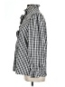 Unbranded 100% Polyester Checkered-gingham Silver Long Sleeve Blouse Size L - photo 5