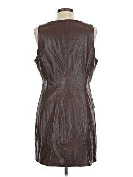 neutral brown dress Brown Polka Dot Midi Dress – Moda Boutique main image 1