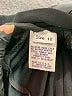 Assorted Brands 100% Polyester Solid Black Dress Pants Size 12 - photo 7