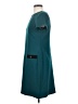 Tommy Hilfiger Solid Teal Casual Dress Size 4 - photo 5