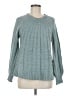 Staccato 100% Acrylic Chevron-herringbone Teal Pullover Sweater Size M - photo 1