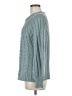 Staccato 100% Acrylic Chevron-herringbone Teal Pullover Sweater Size M - photo 5