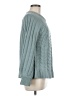 Staccato 100% Acrylic Chevron-herringbone Teal Pullover Sweater Size M - photo 4