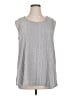 Lane Bryant Silver Sleeveless T-Shirt Size 14 - 16 Plus - photo 1