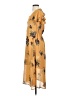 Leith 100% Polyester Floral Yellow Casual Dress Size S - photo 5