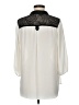 Hollywould 100% Polyester Ivory 3/4 Sleeve Blouse Size M - photo 2