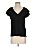 Dylan Black Short Sleeve Top Size S - photo 1