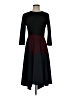 Celine K Color Block Black Casual Dress Size 4 - photo 1