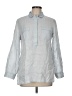 Chico's Gray 3/4 Sleeve Button-Down Shirt Size Med (1) - photo 1