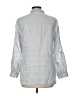 Chico's Gray 3/4 Sleeve Button-Down Shirt Size Med (1) - photo 2