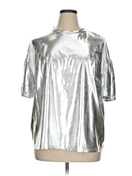 Shein Curve Short Sleeve Top