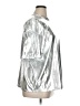 Shein Curve Metallic Silver Short Sleeve Top Size 16 Plus (2) - photo 4