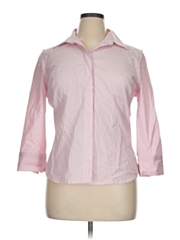 Willi Smith 3/4 Sleeve Button-Down Shirt (view 1)