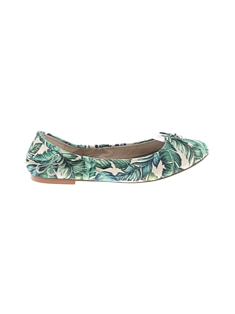 Pre-owned Sam Edelman Flats In Teal