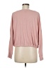 Express Outlet Pink Long Sleeve Top Size M - photo 2