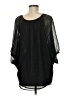 Kenar 100% Polyester Black 3/4 Sleeve Blouse Size M - photo 2