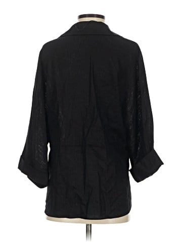 Zara 3/4 Sleeve Button-Down Shirt (view 2)