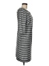 Connected Apparel Stripes Gray Casual Dress Size 8 (petite) - photo 4