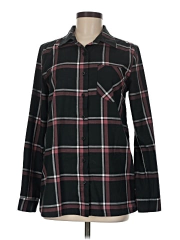 RVCA Long Sleeve Button-Down Shirt (view 1)