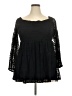 Torrid Black 3/4 Sleeve Blouse Size 2X Plus (2) - photo 1